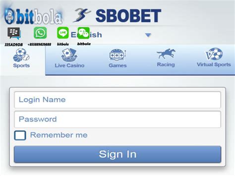 Login Sbobet .